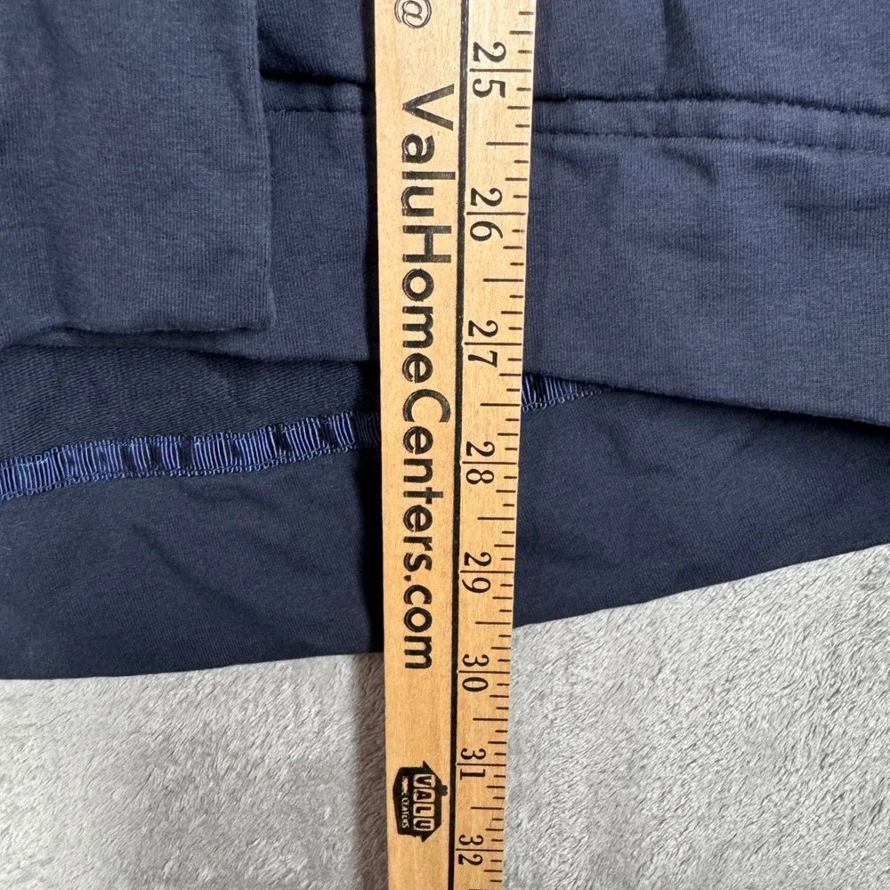 Lululemon Belle‎ Wrap Asymmetrical Sweatshirt Women 4 Navy Blue Longline Casual